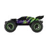 Auto RC Buggy rychlostní 2,4GHz plast 40cm dobíjecí pack+baterie fialové v krabici 42x21x28cm