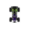 Auto RC Buggy rychlostní 2,4GHz plast 40cm dobíjecí pack+baterie fialové v krabici 42x21x28cm