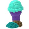 Kinetic Sand Zmrzlinový kornout tekutý písek voňavý 2 barvy