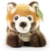 PLYŠ Medvídek panda červená 20cm ležící Eco-Friendly *PLYŠOVÉ HRAČKY*
