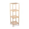 ALPINA Regál do koupelny 4 police bambus ED-247426