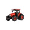Traktor Zetor plast 9x14cm na setrvačník na bat. se světlem se zvukem v krabici 18x12x10,5cm
