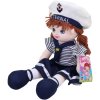 Panenka Natálka soft látková textilní námořník hadrový panák 2 druhy