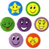 Odznak smajlík velký barevný 4,5cm různé druhy