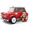 SLUBAN Model Bricks Auto Mini vůz červený 150 dílků + 1 figurka STAVEBNICE
