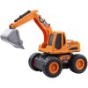 Bagr pracovní stavební stroj funkční na baterie Světlo Zvuk