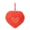 Přívěsek srdce antistresové mačkací silikon 11cm 6 barev