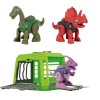 Dinosaurus skládací v kleci plast mix druhů