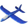 Letadlo soft házecí polystyrenové 34cm 4 barvy na házení na baterie Světlo