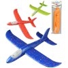 Letadlo soft házecí polystyrenové 34cm 4 barvy na házení na baterie Světlo