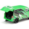 SIKU Auto Volkswagen Transporter T5 zelený s potiskem kovový model 1585