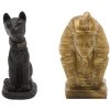 EFKO IGRÁČEK Archeolog figurka egyptské vykopávky maska faraona a soška Bastet
