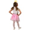 KARNEVAL Šaty princezna tutu sukýnka s čelenkou 3-7 let (104-130cm) *KOSTÝM*