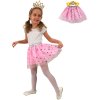 KARNEVAL Šaty princezna tutu sukýnka s čelenkou 3-7 let (104-130cm) *KOSTÝM*