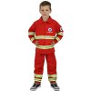KARNEVAL Šaty záchranář český potisk vel. M (117-128cm) 6-8 let *KOSTÝM*