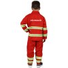 KARNEVAL Šaty záchranář český potisk vel. M (117-128cm) 6-8 let *KOSTÝM*