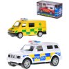Auto záchranné složky policie hasiči záchranka zpětný chod 3 druhy kov