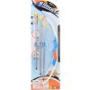 Luk 42cm + 3 soft šípy s přísavkami plast 2 barvy dětská sada na kartě