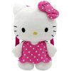 PLYŠ Batůžek 3D postavička kočička Hello Kitty růžový 25x35cm