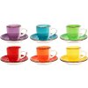 HIT Hrnky na espresso s podšálky sada 12 ks 90 ml COLOURS HT-24326774