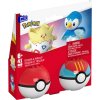 Pokémon Megablok set 2x Pokéball Piplup + Togepi stavebnice 41 dílků