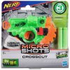 HASBRO NERF Microshots Zombie Strike set blaster + 2 šipky 3 druhy