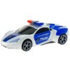 Auto policejní 360 rotace narážecí policie na baterie Světlo Zvuk