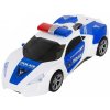 Auto policejní 360 rotace narážecí policie na baterie Světlo Zvuk