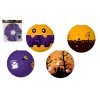 Lampion koule Halloween papír průměr 30cm v sáčku (bez hůlky) 4 druhy karneval