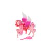 Jednorožec/kůň s křídly česací s hřebenem plast 22cm 3 barvy v krabičce 17x22x6cm