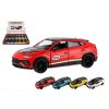 Auto Kinsmart Lamborghini Urus Performante 1:40 kov/plast 13cm 4 barvy na zpětné nat. 12ks v boxu