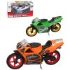 Motorka sportovní kovová 1:24 závodní motocykl 7 barev