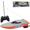 RC Loď motorový člun na vysílačku 27MHz do vody na baterie 2 barvy