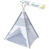 Stan dětský indiánské Teepee 120x120x150cm šedý s oknem
