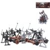Rytíři akční figurky 6cm s bojovými vozy herní set v sáčku