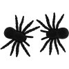 Pavouk černý 11cm halloween dekorace set 2ks na kartě