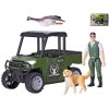 Auto Revenant terénní 14cm lovecký set s figurkou lovce a 2 zvířaty