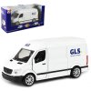 Auto přeprava zásilek GLS 12cm kovová dodávka zpětný chod
