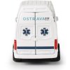 Auto sanitka Ostrava kovová ambulance volný chod v plastovém boxu