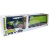 RC Traktor Claas Axion + přívěs na vysílačku 2,4GHz na baterie Světlo