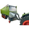 RC Traktor Claas Axion + přívěs na vysílačku 2,4GHz na baterie Světlo