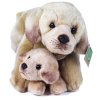 PLYŠ Set pes světlý labrador + mládě 25cm Eco-Friendly *PLYŠOVÉ HRAČKY*