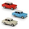Auto retro kovové Trabant na setrvačník 3 barvy