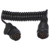 Propojovací spirálový kabel zástrčky tažného zařízení TRAILER CABLE 4, 13-13pin, 3m SIXTOL