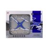 RC Dron Pioneer LED světlo, 2,4GHz, USB dobíjení, 360°