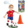 EP Line Shooters set figurka fotbalista + kužel s míčem plast 12 druhů