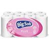 Big Soft Plus 2vrstvý toaletní papír, 16 rolí, 17,6 m role