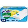 Swiffer Sweeper Citrus náhradní vlhčené ubrousky na podlahu, 24 ks
