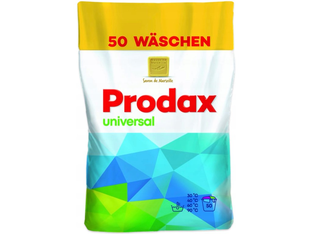 PRODAX COLOR PRODAX UNIVERSAL német mosóporok 2 x 3 25kg DE Gyártói kód 7640171030524
