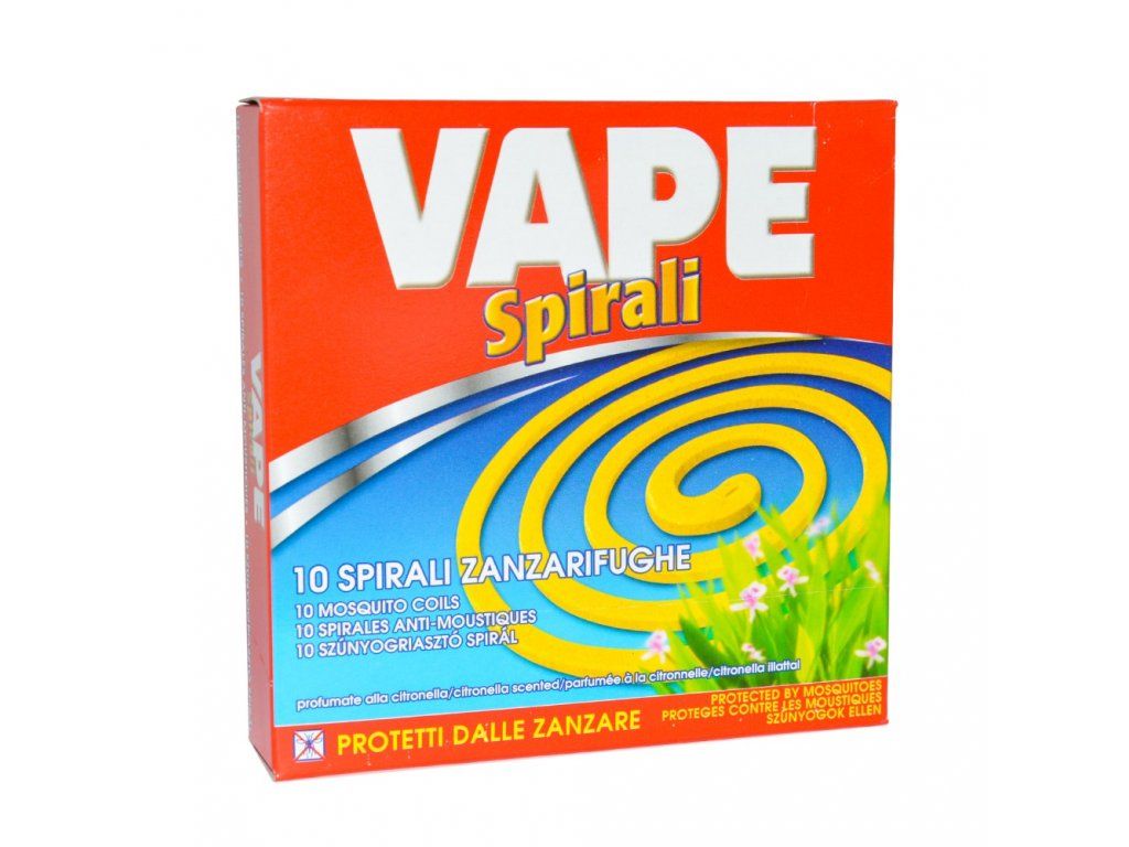 Vape szúnyogriasztó spirál citrom 10 db